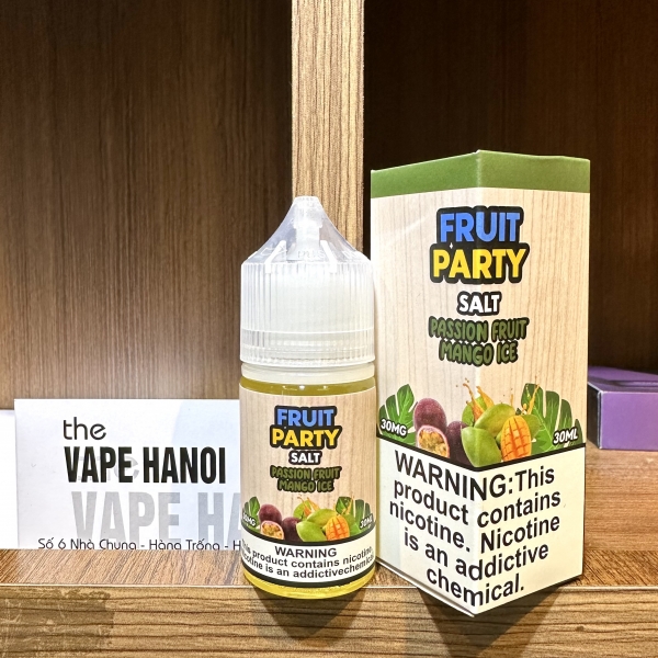 Fruit Party- Passion Fruit Mango ice: Chanh leo mix Xoài lạnh (30mg - 50mg)